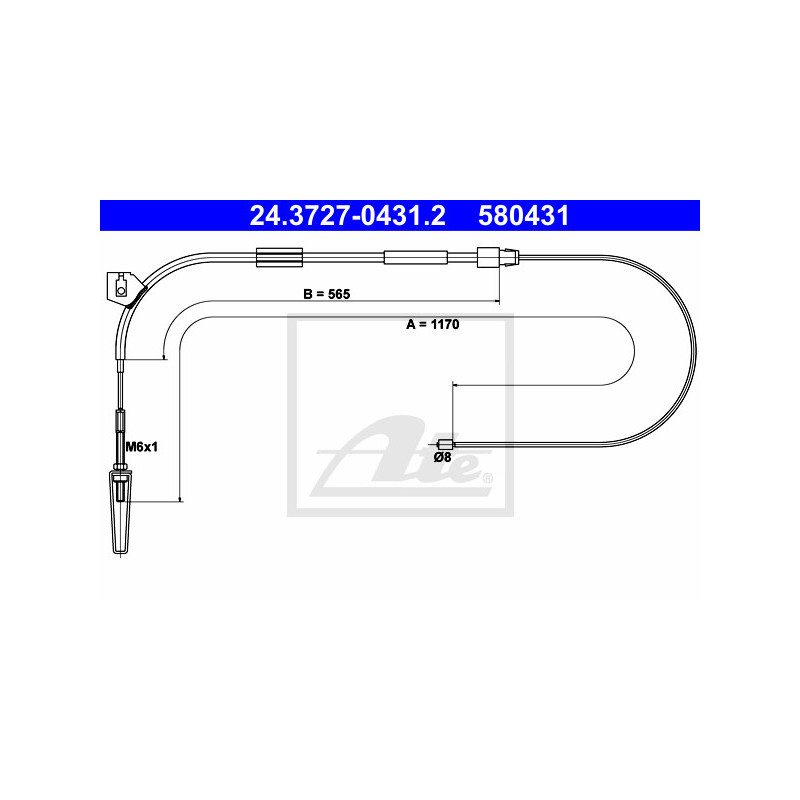 Câble de frein à main ATE