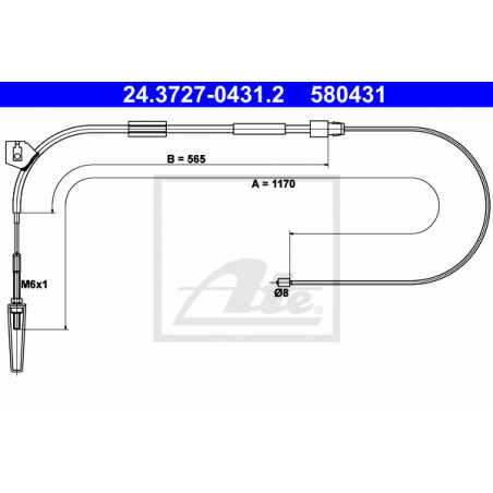 Câble de frein à main ATE
