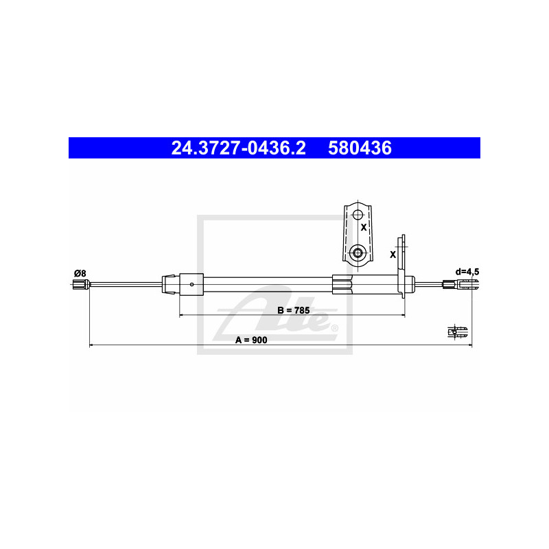 Câble de frein à main ATE