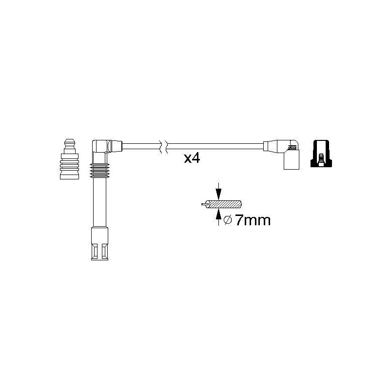 Fils de bougies / Faisceau d'allumage BOSCH