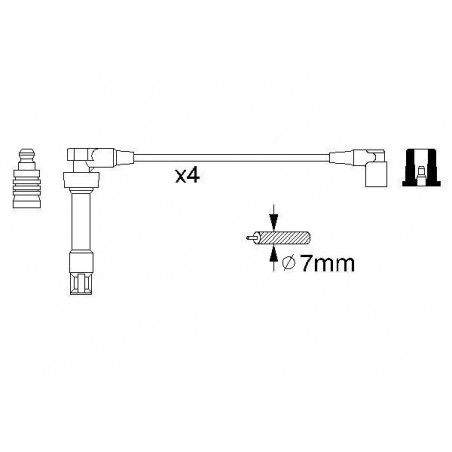 Fils de bougies / Faisceau...