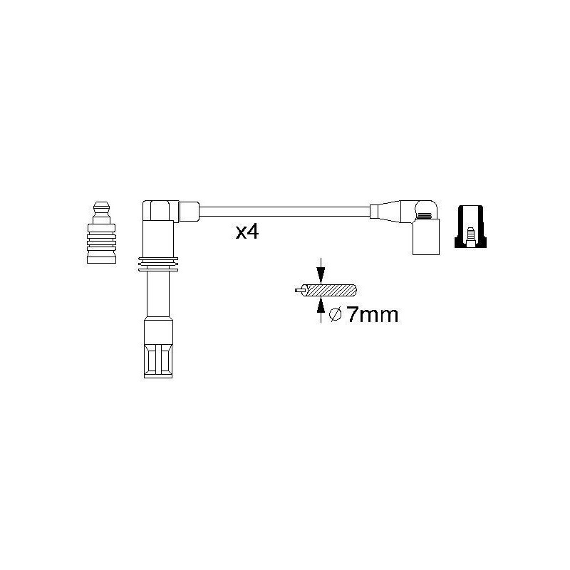 Fils de bougies / Faisceau d'allumage BOSCH
