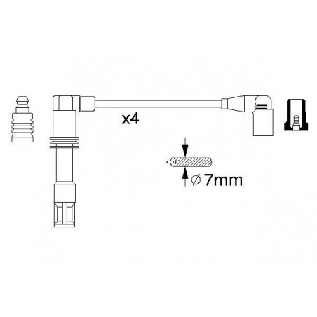 Fils de bougies / Faisceau...