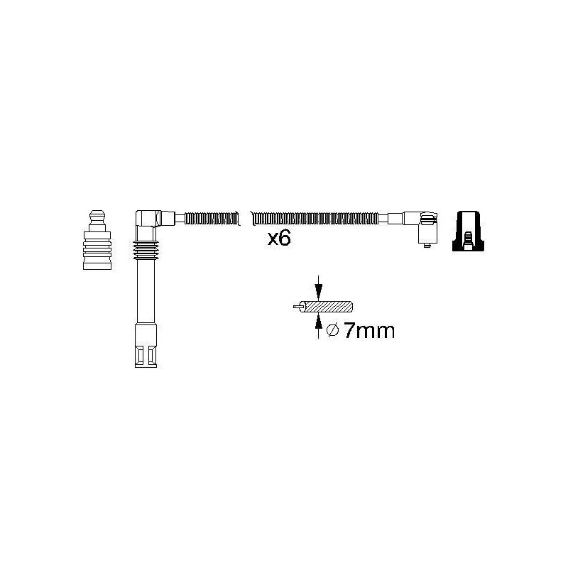 Fils de bougies / Faisceau d'allumage BOSCH