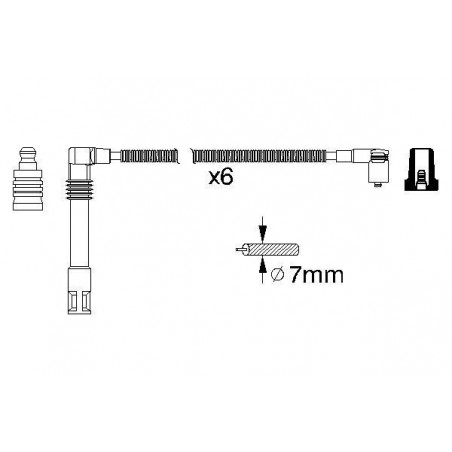Fils de bougies / Faisceau...