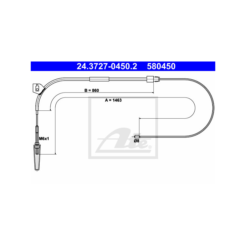 Câble de frein à main ATE