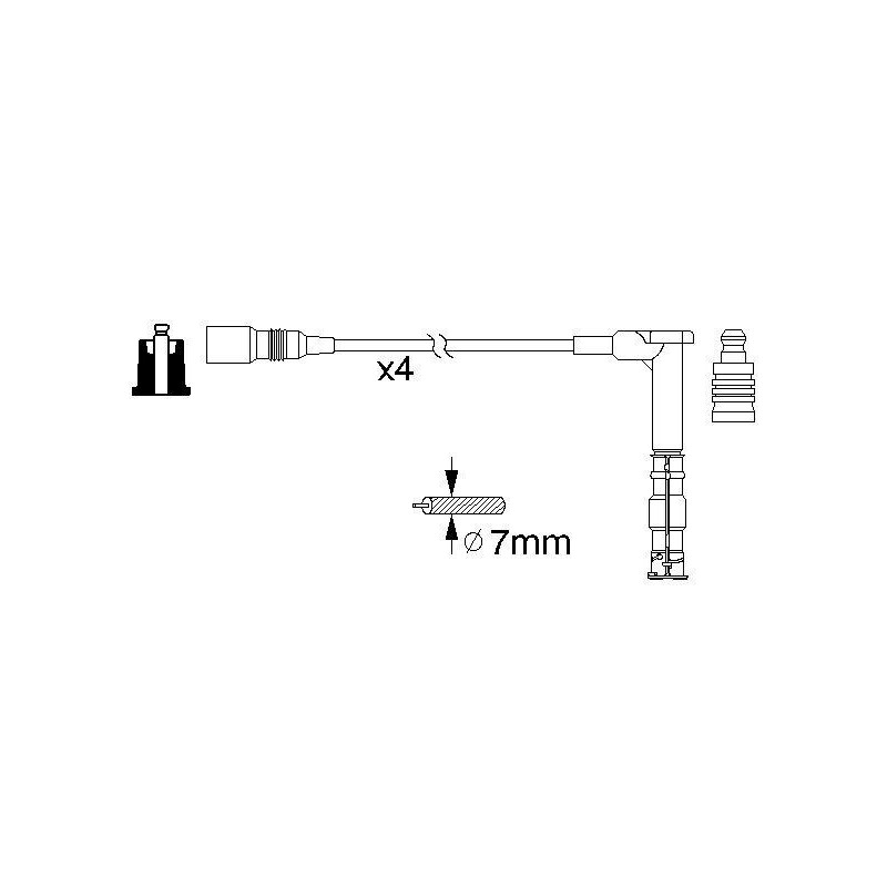 Fils de bougies / Faisceau d'allumage BOSCH