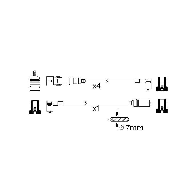 Fils de bougies / Faisceau d'allumage BOSCH