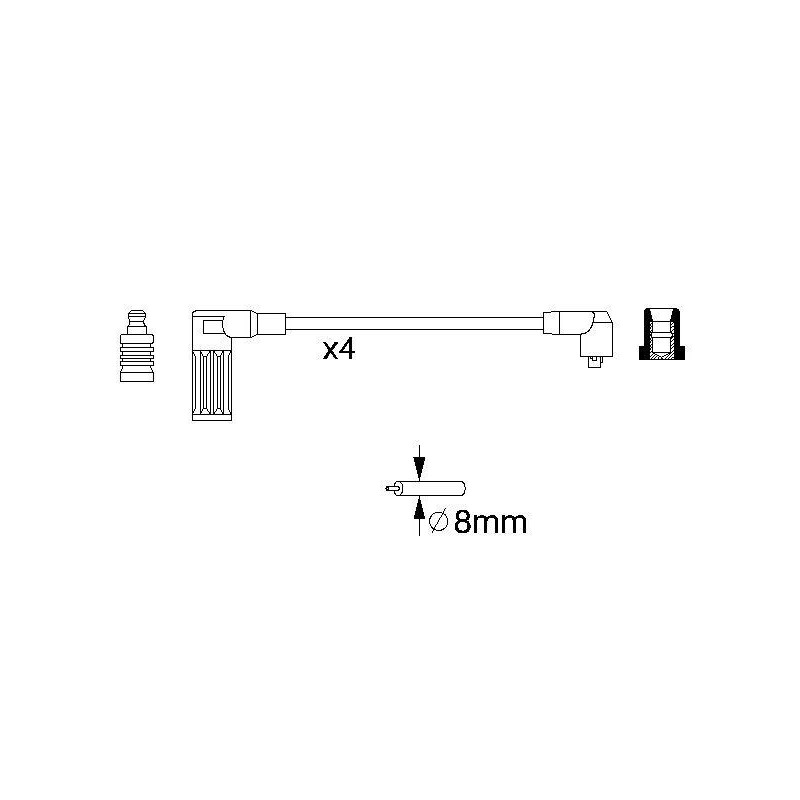 Fils de bougies / Faisceau d'allumage BOSCH