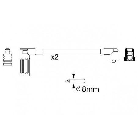 Fils de bougies / Faisceau...