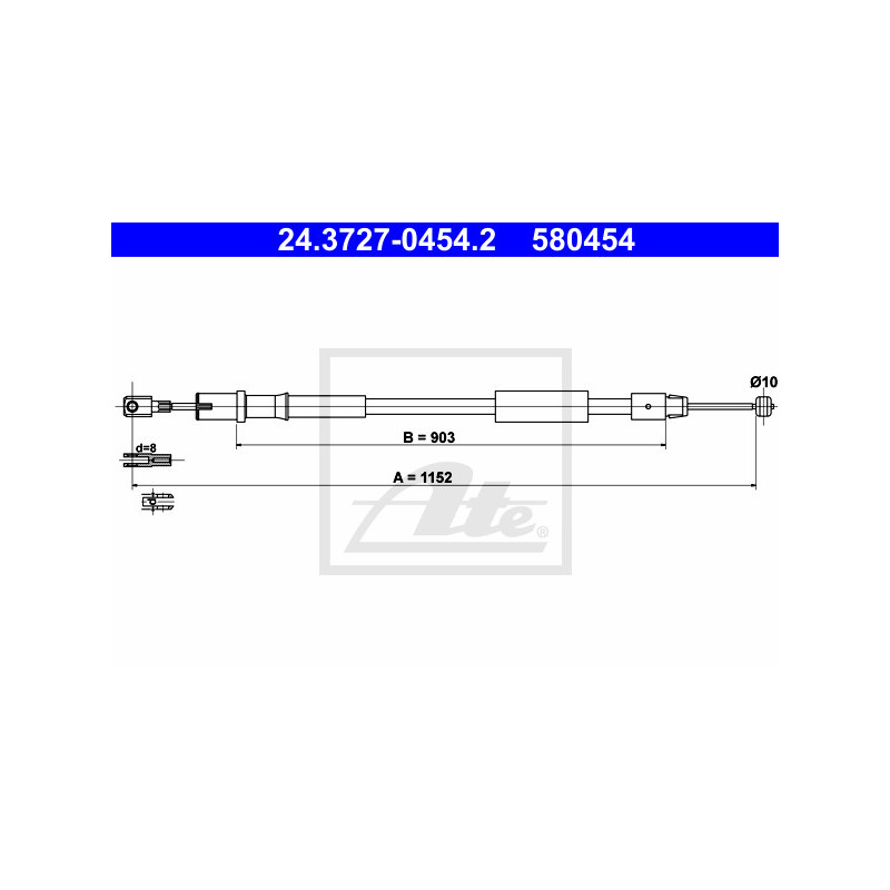 Câble de frein à main ATE