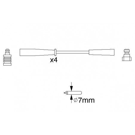Fils de bougies / Faisceau...