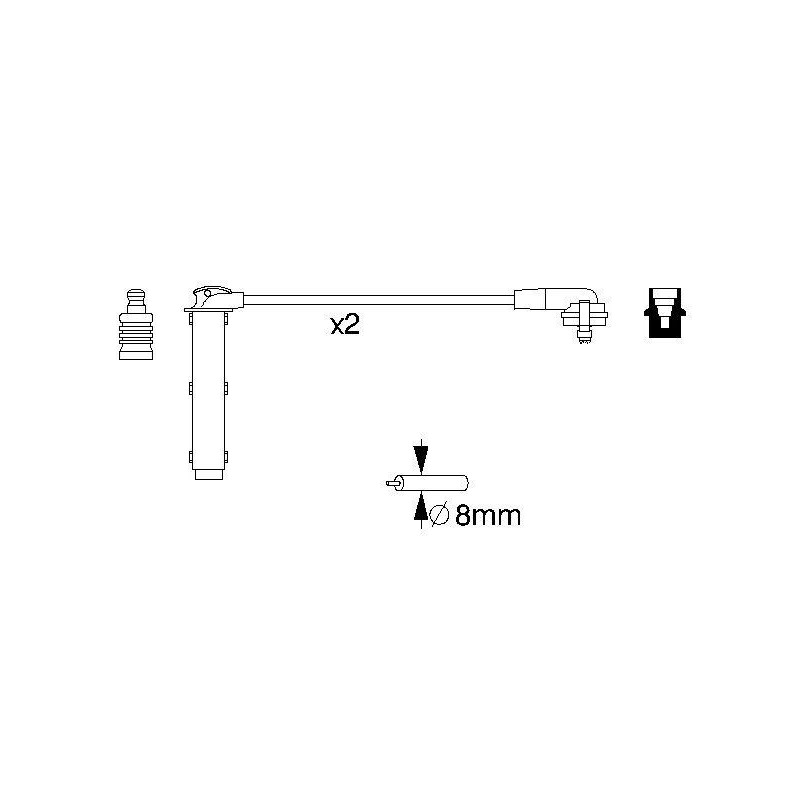 Fils de bougies / Faisceau d'allumage BOSCH