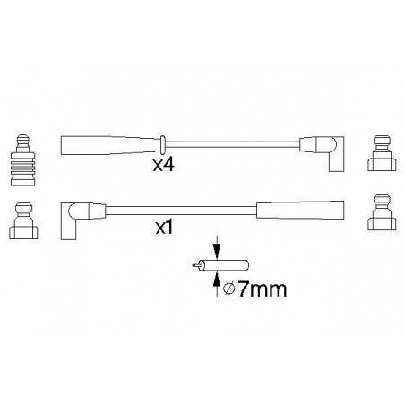 Fils de bougies / Faisceau...