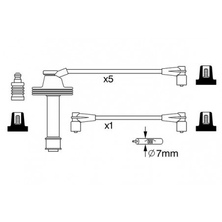 Fils de bougies / Faisceau...