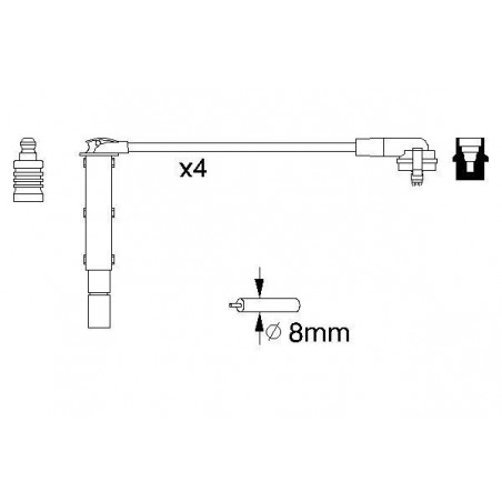 Fils de bougies / Faisceau...