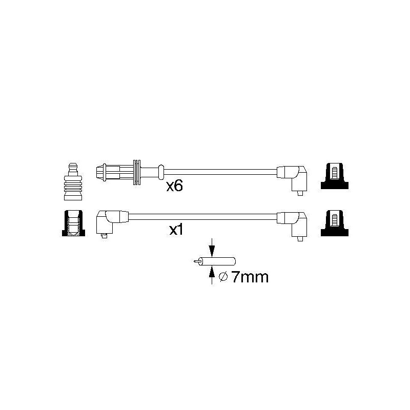 Fils de bougies / Faisceau d'allumage BOSCH