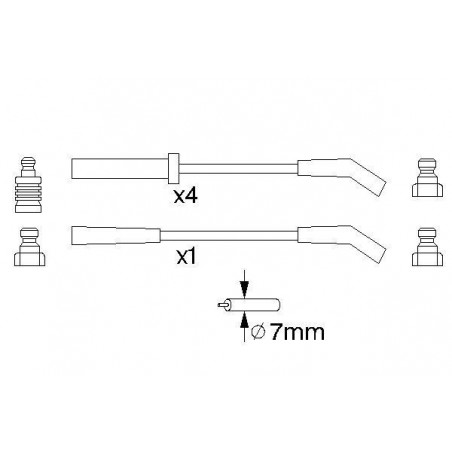 Fils de bougies / Faisceau...
