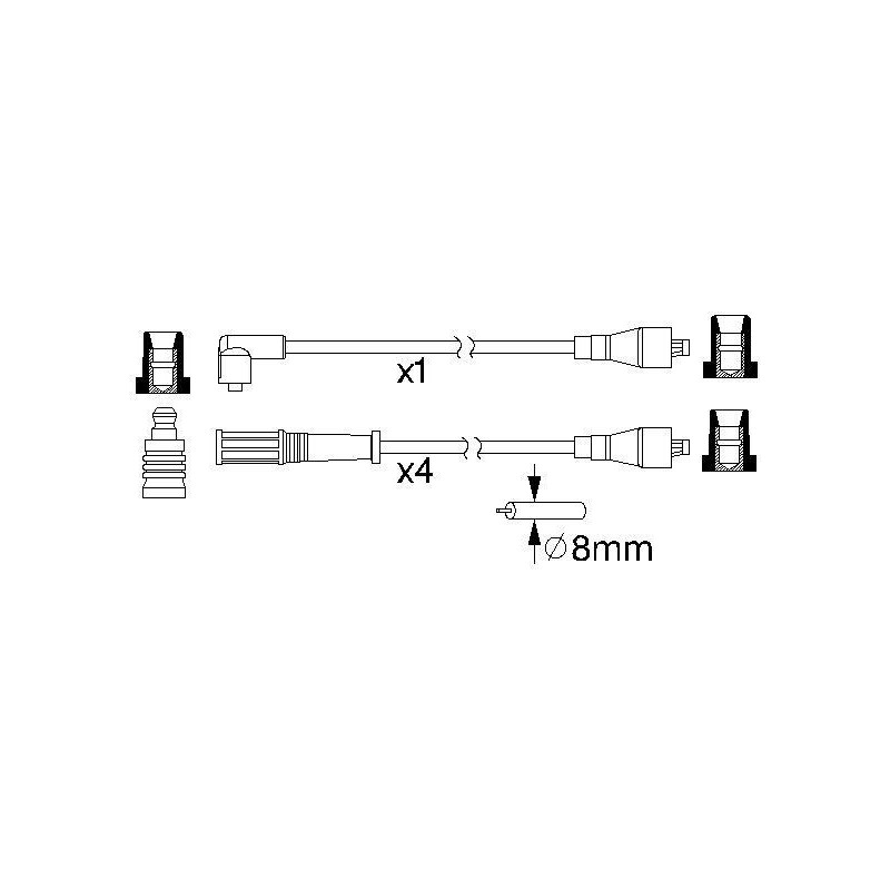 Fils de bougies / Faisceau d'allumage BOSCH