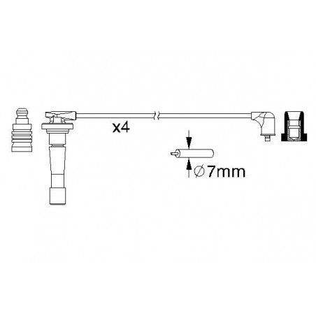 Fils de bougies / Faisceau...