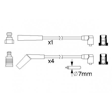 Fils de bougies / Faisceau...