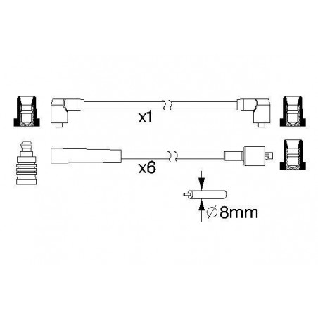 Fils de bougies / Faisceau...