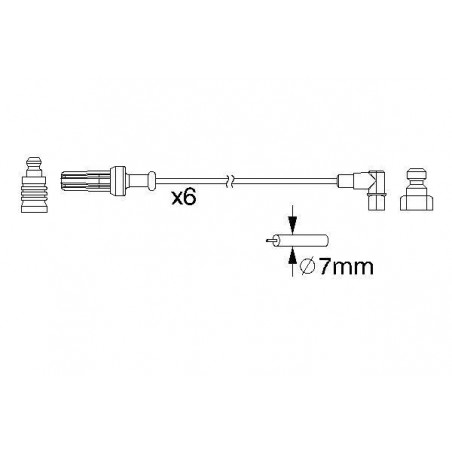 Fils de bougies / Faisceau...
