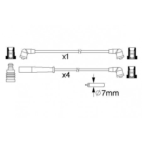 Fils de bougies / Faisceau...