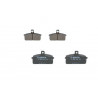 Jeu de quatre plaquettes de frein à disque BOSCH
