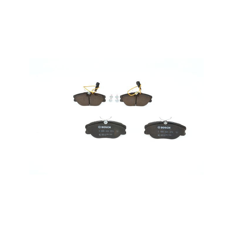Jeu de quatre plaquettes de frein à disque BOSCH