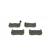 Jeu de quatre plaquettes de frein à disque BOSCH