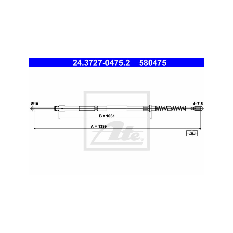 Câble de frein à main ATE