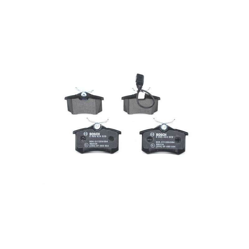 Jeu de quatre plaquettes de frein à disque BOSCH
