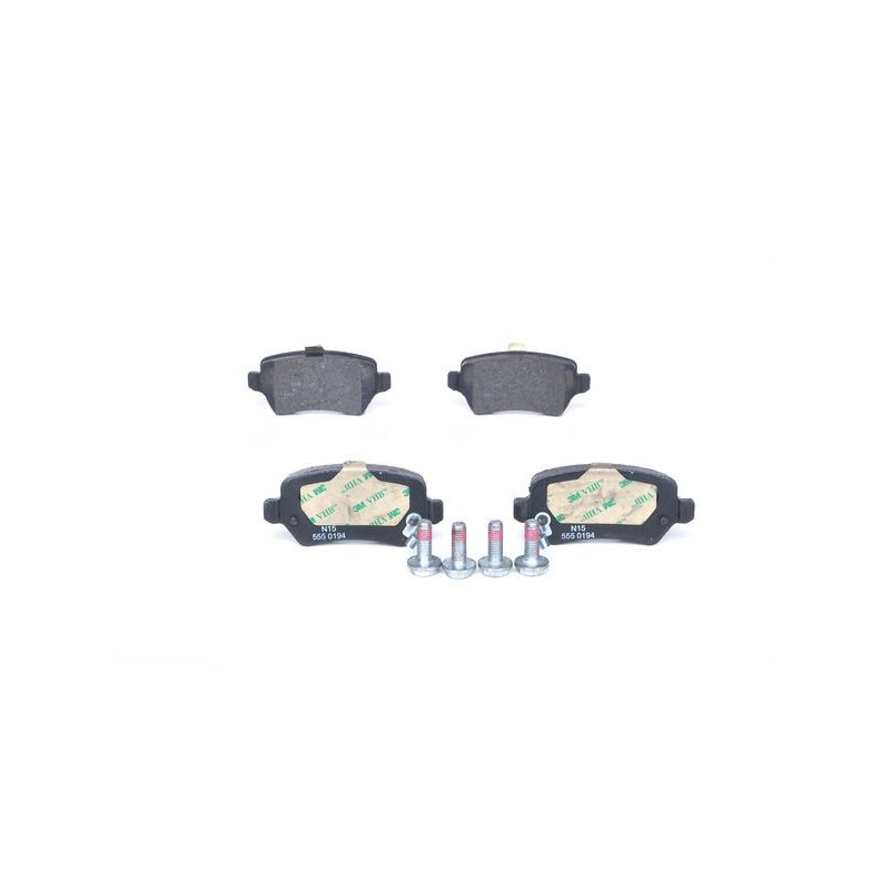 Jeu de quatre plaquettes de frein à disque BOSCH