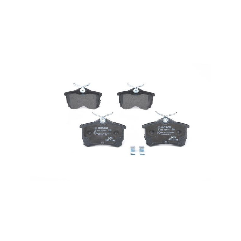 Jeu de quatre plaquettes de frein à disque BOSCH