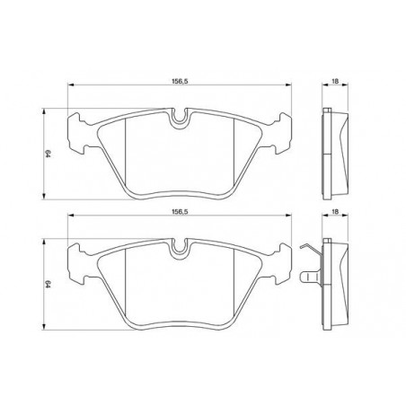 Jeu de quatre plaquettes de...