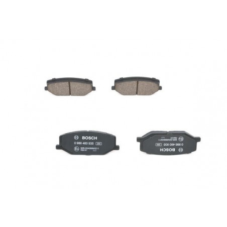 Jeu de quatre plaquettes de frein à disque BOSCH