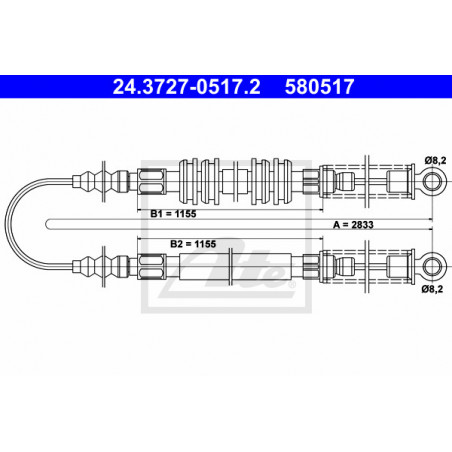 Câble de frein à main ATE