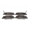 Jeu de quatre plaquettes de frein à disque BOSCH