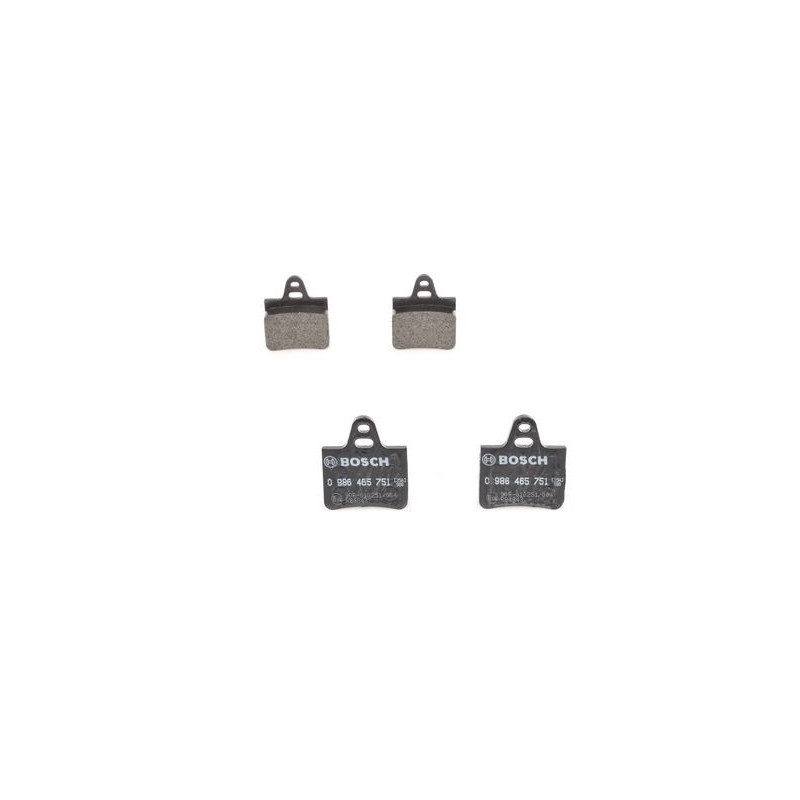 Jeu de quatre plaquettes de frein à disque BOSCH