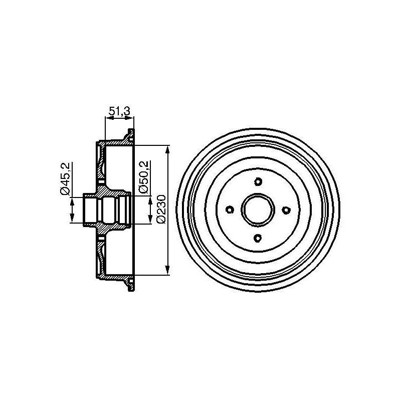Tambour de frein BOSCH