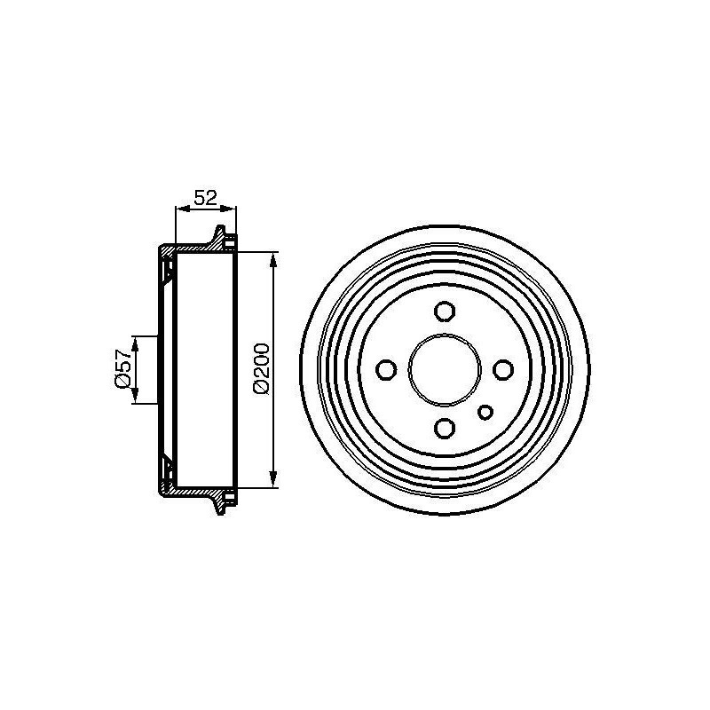 Tambour de frein BOSCH