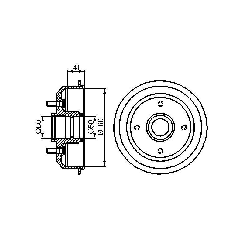 Tambour de frein BOSCH