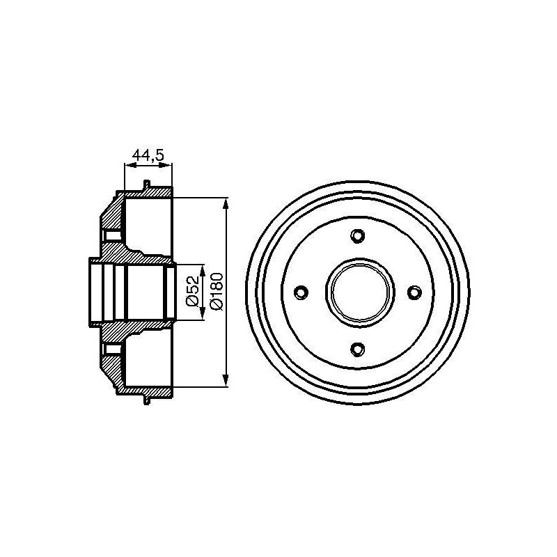 Tambour de frein BOSCH