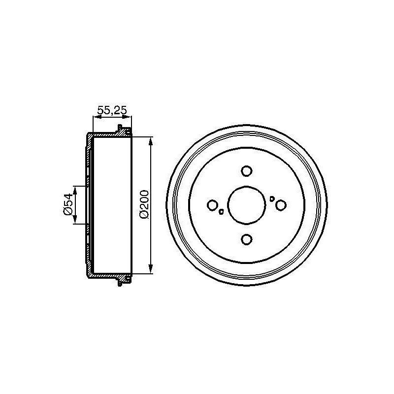 Tambour de frein BOSCH