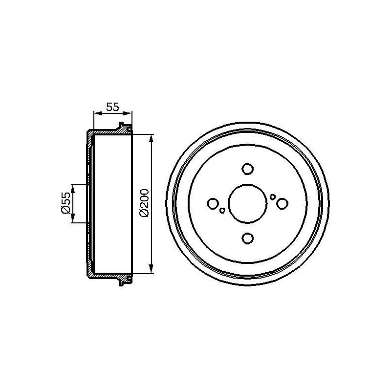 Tambour de frein BOSCH