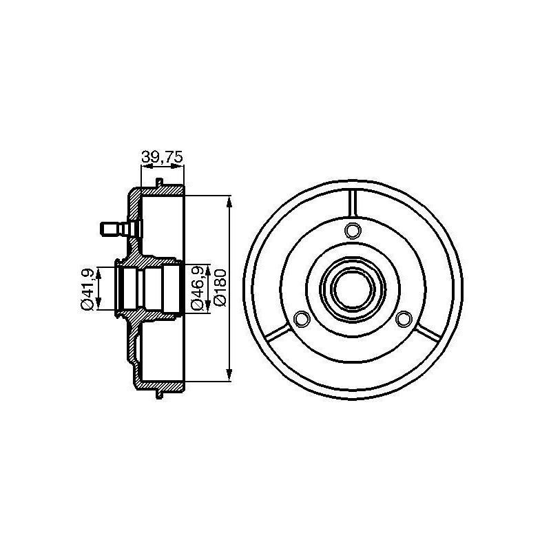Tambour de frein BOSCH