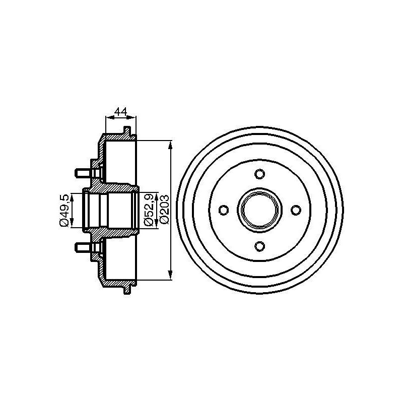 Tambour de frein BOSCH
