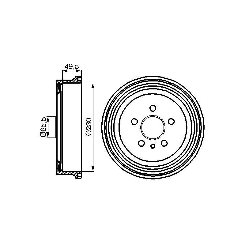 Tambour de frein BOSCH