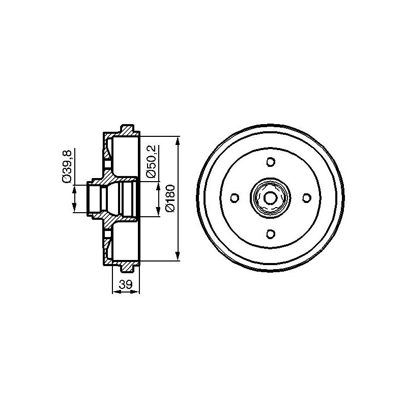 Tambour de frein BOSCH